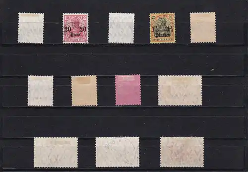 Türkei: MiNr. 36-47, gestempelt