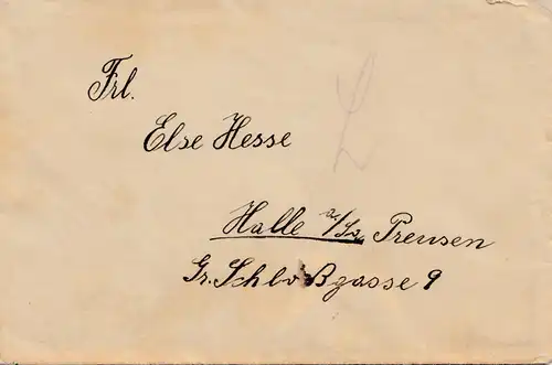 République tchèque: Lettre de Verlicna à Halle