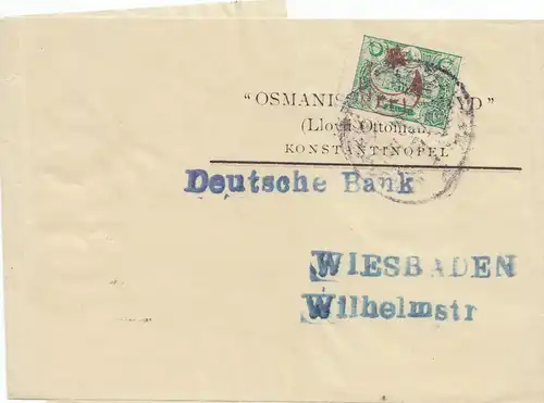 Turquie: Constantinople comme bande passante après Wiesbaden