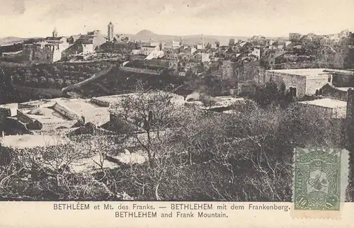 Turquie: carte de Bethléem. - 2 Timothée 3: 1 - 5.