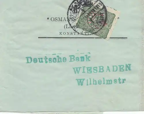 Streifband nach Wiesbaden 1916