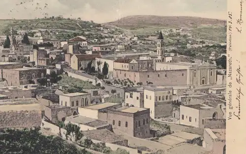 Turquie: 1905: Carte de vue Nasre vers Strasbourg