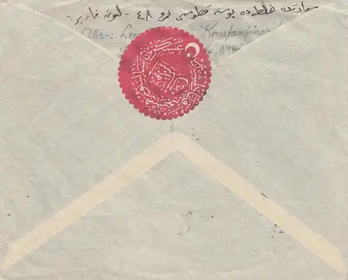 Turquie: 1916: Lettre recommandé Stamboul à Vienne