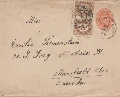 Hongrie: 1922: Lettre aux États-Unis