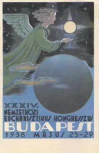 Hongrie: 1938: Carte spéciale Budapest.