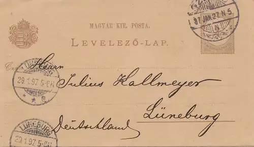 Hongrie: 1897: Tout ce qui est arrivé à Lüneburg