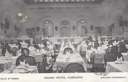 Hongrie: 1929: Carte de Budapest Grand Hotel vers Istanbul