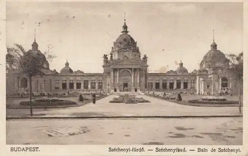 Hongrie: 1925: Carte postale de Budapest à Paris