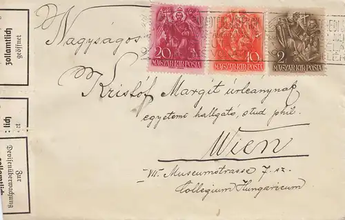 Hongrie: 1938: Lettre à Vienne, ouverte