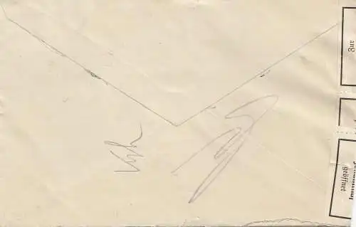 Ungarn: 1938: Brief nach Wien, zollamtlich geöffnet