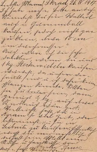 Hongrie: 1917: Inscription Complet Skrad werden Leibnitz