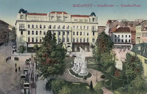 Hongrie: 1917: Carte de Budapest.