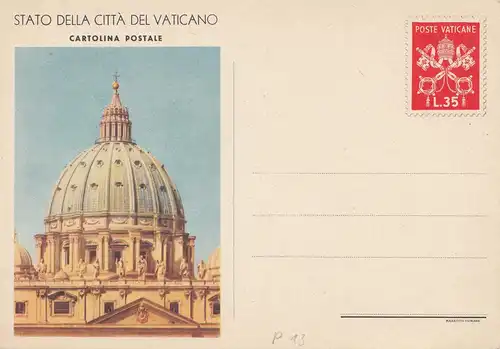 Vatikan: Ganzsache