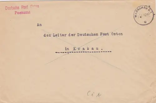 GG: Postsache Warschau-Krakau