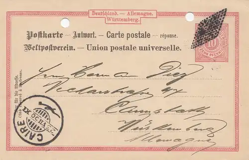 Égypte/Egypte: 1900: Cairo, destination rare