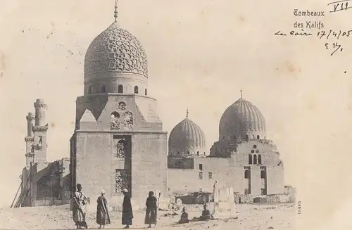 Égypte/Egypte: 1905: Carte de visite du Cairo vers Italie/San Remo