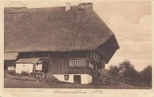 Égypte/Egypte: 1910: Carte de la Forêt Noire nac hHof, continue vers le Caire