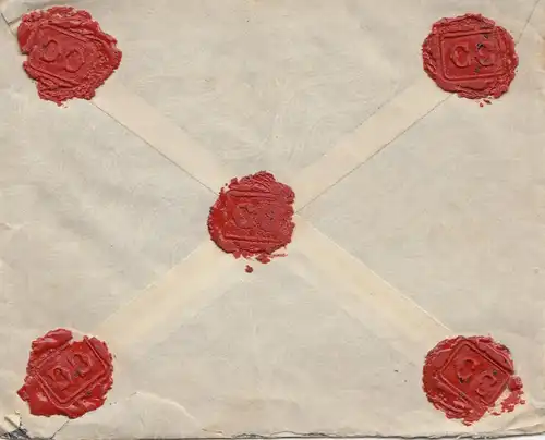 Argentine: 1909: Lettre recommandé par Meissen