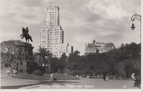Argentine: Carte de vue de Buenos Aires vers Zurich en 1936
