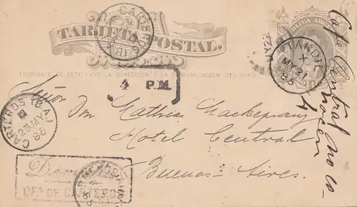 Argentine: 1886: Tandil à Buenos Aires