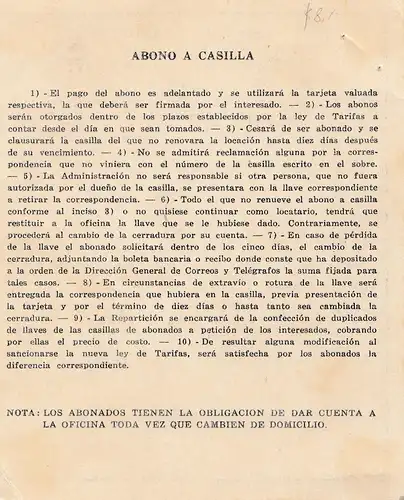 Argentinien: 1941: Telegram