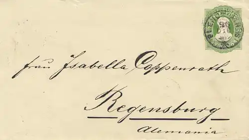 Argentine: 18xx entier après Ratisbonne