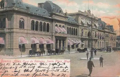 Argentinien: 1905: Ansichtskarte Buenos Aires nach Berlin 