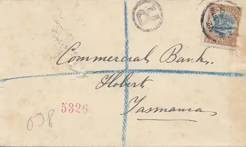 Australie: 1906: Letter to Hobart/Tasmania