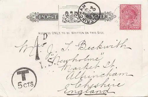 Australie: 1904: Postcard Adelaide to Altringham