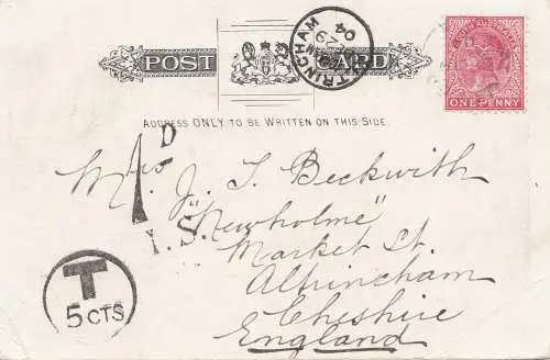 Australien: 1904: Postcard Adelaide to Altringham