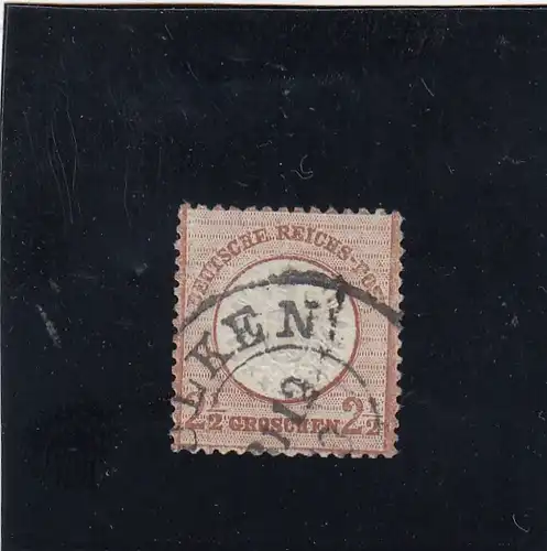 Deutsches Reich: MiNr. 21b L15, gestempelt Dülken, BPP Attest