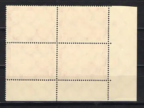 Reich allemand, Min. 496, Chicago, post-freeich, Eckrand Quaerblock, BPP Attest