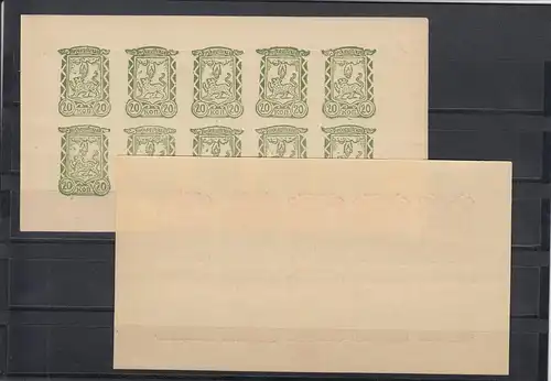 Russland: MiNr. 14B und 15B, postfrisch