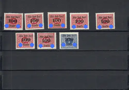 Sudetenland: Rumburg MiN° 36-43, Falz