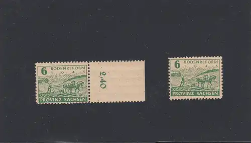 SBZ: Sachsen, MiNr. 85xaA, 84yaA, postfrisch,  BPP Signatur