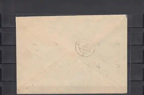 SBZ: MiNr. 1-7B, sur lettre recommandée, signature BPP