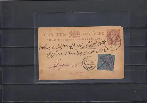 Indien 1889- Feudalstaaten: Kahuta to Gujarkhan Se, pencil signed Raybaudy