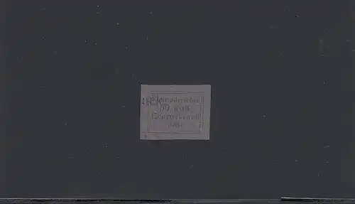 Ukraine - Sarny 1941: MiNr. 1 B P Type II, Probedruck, ungummiert