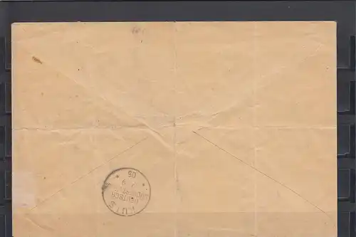 DSWA 1905: Fedpoststation asu Gabeon Maltahauteur sur lettre R Postschrief après KUB