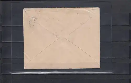 Samoa 1896: Krone/Adler auf Brief aus APIA, Postagentur nach Motamaita Vaiala