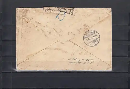 DSWA 1904: poste de terrain à Wiesbaden, où il est fermé par la poste