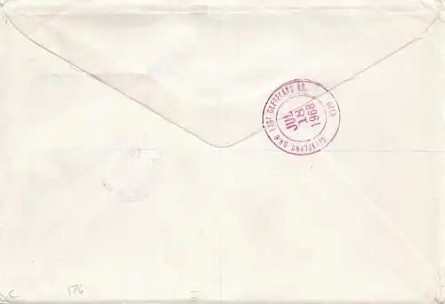 Australie: 1968 Registered FDC to USA from Cook Islands Rarotonga