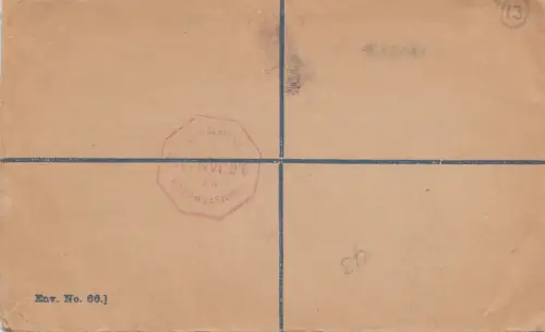 Australia 1913: Registered letter to England