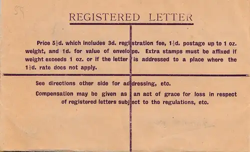 Australie: 1925: Registered letter Portland to Sydney