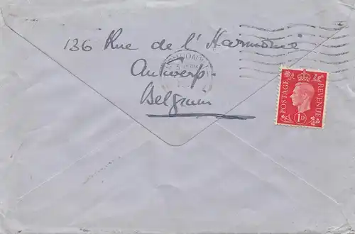 Australia: 1939: Aiur Mail Toorak to London
