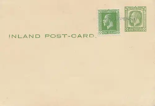 New Zealand: Inland Post-Card