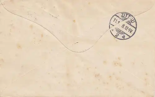 Australia 1907: letter Victoria to Germany - Zittau
