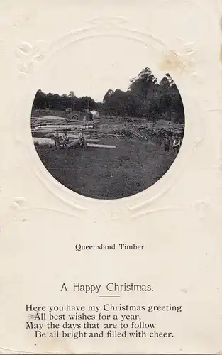 Australia 1926: Queensland / George postcard to Selb, Porto Control