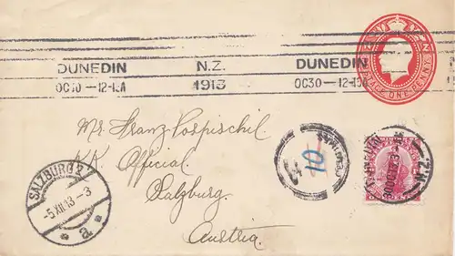 Australia 1913: Dunedin to Salzburg/Australa