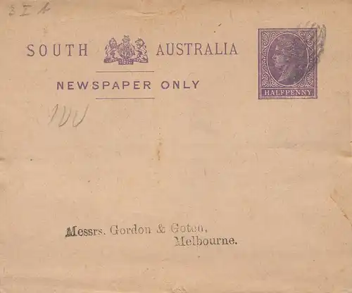 Australie: Newspaper only, to Melbourne